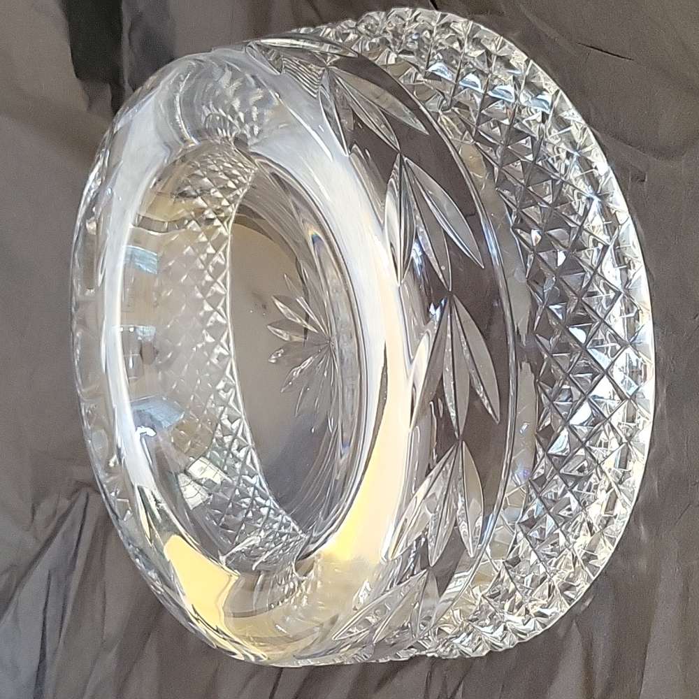 Rare Galway Irish Crystal Pet Bowl